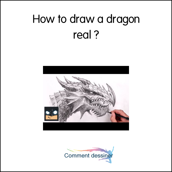 How to draw a dragon real